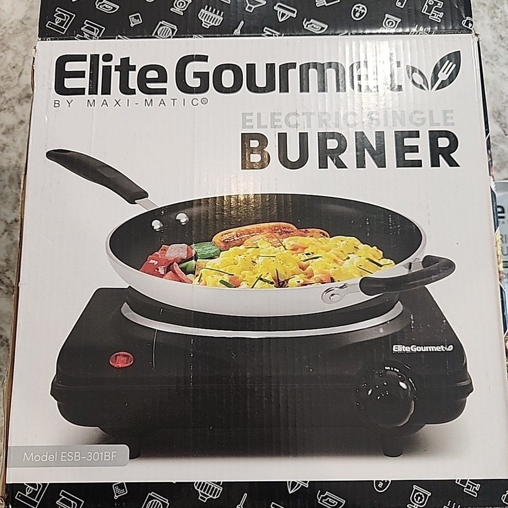 Elite Gourmet Electric‎ Single Burner.  Used